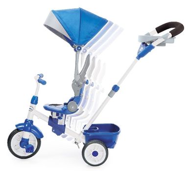 Little Tikes, Perfect Fit, rowerek trzykołowy 4w1, niebieski