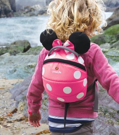 LittleLife, Disney, Myszka Minnie, plecak dla przedszkolaka, różowy