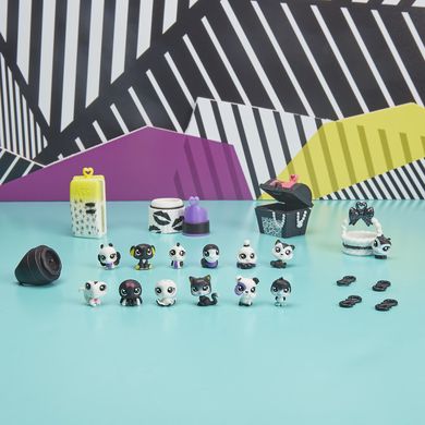 Littlest Pet Shop, Black&White, zestaw 13 zwierzaków