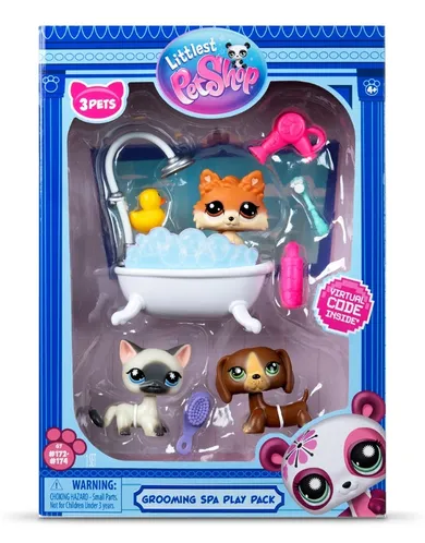 Littlest Pet Shop, Spa, zestaw 3 figurek