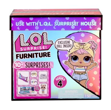 L.O.L. Surprise, Mebelki, Chill Patio and Dawn, laleczka z hamakiem