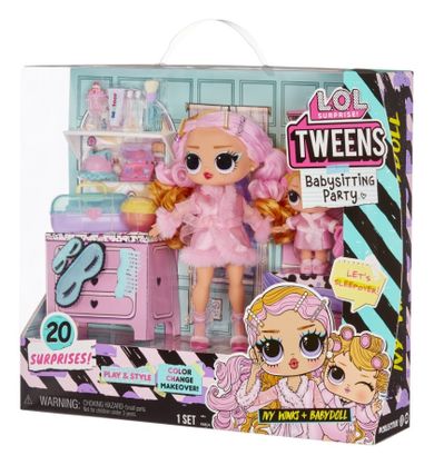 L.O.L. Surprise, Tweens + Tots Baby Sitters, Ivy Winks + Babydoll, laleczka modowa i laleczka mała
