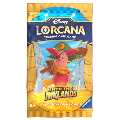 Lorcana, Disney, Into the Inklands, gra karciana, booster, 1 szt.