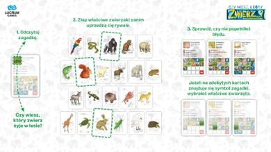 Lucrum Games, Czy wiesz, który zwierz...? Kieszonkowa fauna Afryki i Azji, gra edukacyjna