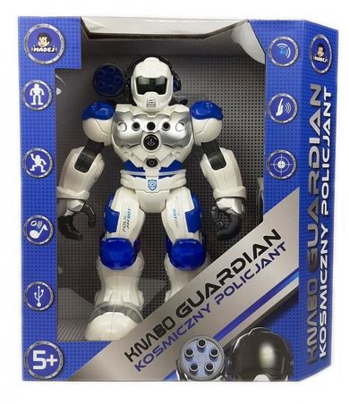 Madej, Robot Knabo Guardian, Kosmiczny Policjant, zabawka interaktywna
