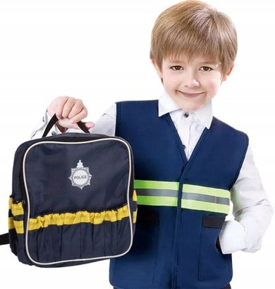 Madej, strój policjanta, zestaw z akcesoriami
