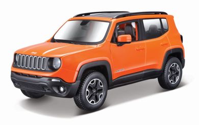 Maisto, Jeep Renegade, model do składania, pomarańczowy