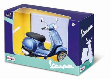 Maisto, Vespa Primavera 150, skuter, niebieski, 1:12