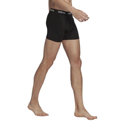 Majtki bokserki męskie, czarne, zestaw, 2 szt., Adidas