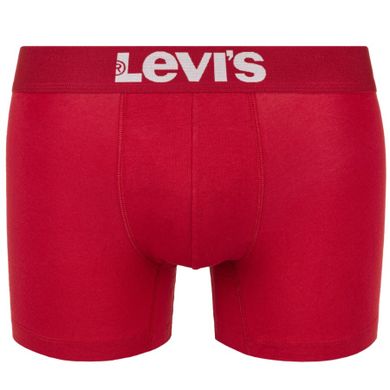 Majtki bokserki męskie, czerwone, zestaw, 2 szt., Levi's