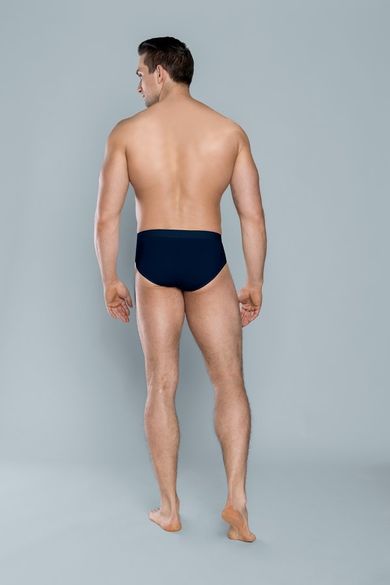 Majtki slipki męskie, granatowe, Ikar, Italian Fashion