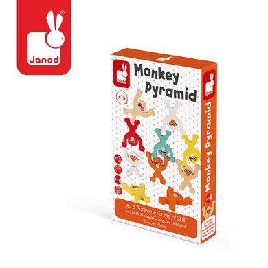 Małpki, piramida, gra zręcznościowa