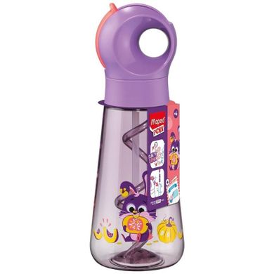 Maped, Picnik Miniz, butelka ze słomką, Króliczek, 500 ml