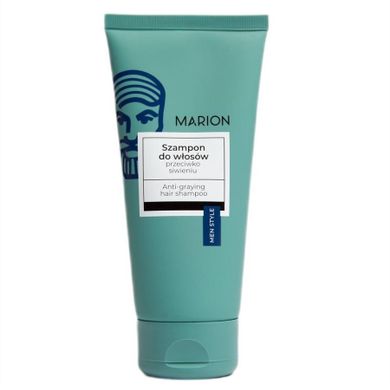 Marion, Men Style, szampon do włosów przeciwko siwieniu, 150 ml