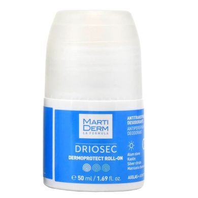 Martiderm, Driosec Dermoprotect Roll-On, antyperspirant w kulce, 50 ml