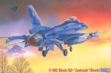 Mastercraft, F-16C Block 50 Jastrząb Hawk, model do sklejania, 1:72