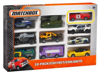 Matchbox, Zestaw 10 autek