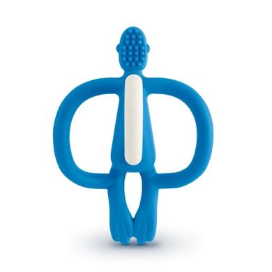 Matchstick Monkey, gryzak masujący ze szczoteczką, blue