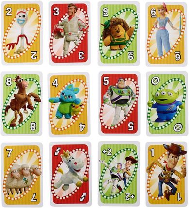 Mattel, UNO, Toy Story 4, gra karciana