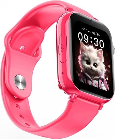 Maxcom, FW59 Kiddo, smartwatch dla dzieci, 4G, różowy