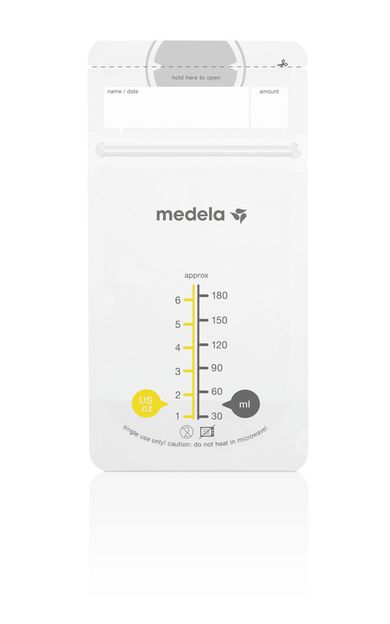 Medela, torebki do przechowywania pokarmu, 25 szt.