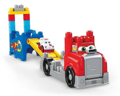 Mega Bloks, Ciężarówka "Buduj i ścigaj się!", klocki, 8 elementów