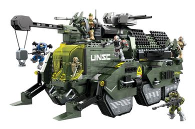 Mega Bloks, Halo UNSC, Transporter piechoty Elephant, klocki, 1311 elementów