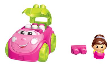 Mega Bloks, Kabriolet Catie z klockami, 6 elementów