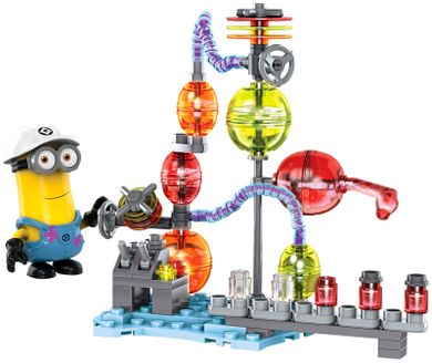 Mega Bloks, Minionki, Jelly Lab, klocki, 86 elementów
