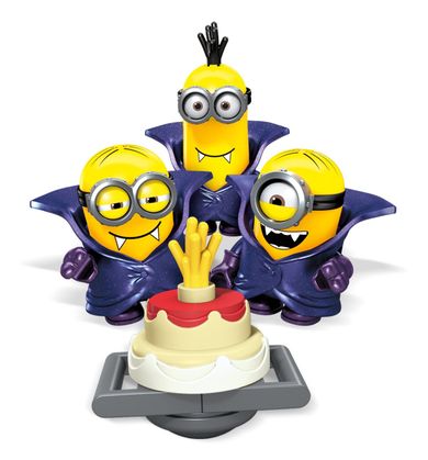 Mega Bloks, Minionki, Wampirza niespodzianka urodzinowa, klocki, 69 elementów