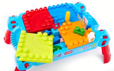 Mega Bloks, Stolik z klockami, 25 elementów