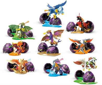 Mega Construx, Breakout Beasts, jajo niespodzianka z figurką i slimem, 1 szt.