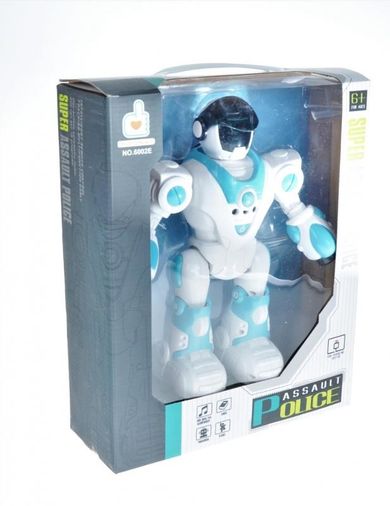 Mega Creative, robot, policja, zabawka z dźwiękiem i światłem