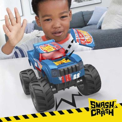 MEGA Hot Wheels, Monster Truck Race Ace, Kaskaderska sztuczka, klocki, 80 elementów