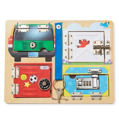 Melissa & Doug, Lock and latch board, zamki do drzwi
