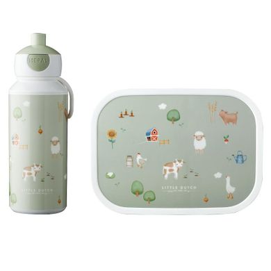 Mepal, Campus, Little Farm, lunchbox, bidon i pojemnik na owoce, zestaw