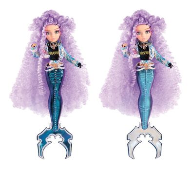 Mermaze Mermaidz, Syrenka Riviera, lalka modowa zmieniająca kolor, teal