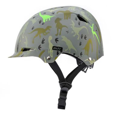 Meteor, kask rowerowy, M 52-56 cm, Dinosaurs