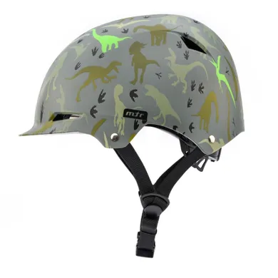 Meteor, kask rowerowy, S 48-52 cm, Dinosaurs