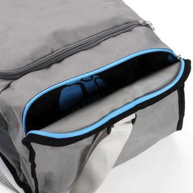 Meteor, Widar, torba fitness 40 l, szaro-niebieska