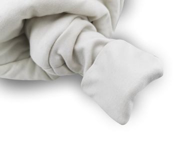 MimiNu Soft, FLO, śpiworek do spania ze skarpetkami, ocieplany, beż, TOG 2.5, rozmiar S, 1-2,5 l