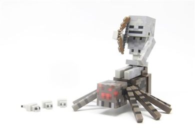 Minecraft, figurka, Spider Jockey
