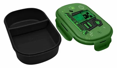 Minecraft, lunchbox + sztućce