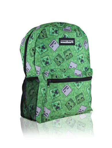 Minecraft, zestaw szkolny z plecakiem