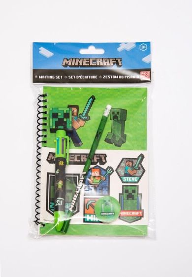 Minecraft, zestaw szkolny, zielony