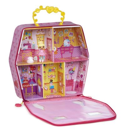 Mini Lalaloopsy, Style 'N' Swap Carry Along House, domek dla lalek w walizce