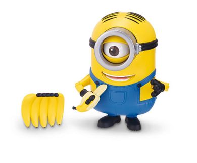 Minionki, Fugurka Minion Stuart z Bananem, 12 cm