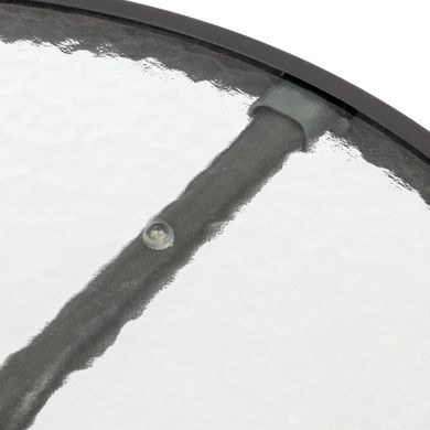 Mirpol, stolik ogrodowy ze szklanym blatem, Jupiter, 60 cm