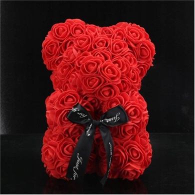 Miś z róż, 25 cm