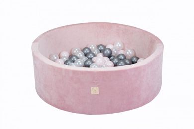 Misioo, Velvet, basen, różowy, 90-30 cm